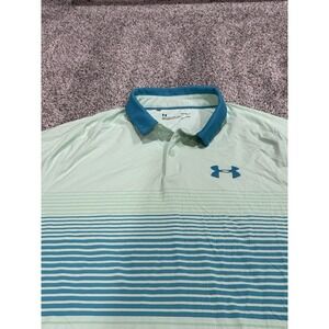 Under Armour Heatgear loose fit men's Size Large Isochill Polo Multi Color
